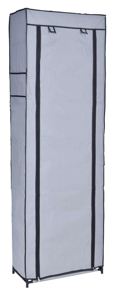 Lea Grey Textile Shoe Cabinet