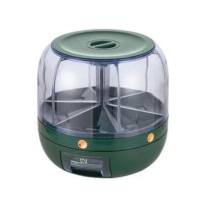 Dispenser Di Cereali Dispenser Di Riso Rotante Contenitore Di Stoccaggio Dispenser Di Alimenti Secchi A 6 Scomparti Con Misurino Contenitori Per La Conservazione Degli Alimenti Per La Cucina