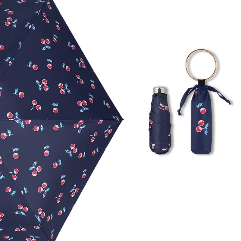 Fashion for Sun Rain Umbrella Mini Pocket 5 Folding Umbrellas Windproof Travel Umbrella Anti UV Portable Parasol