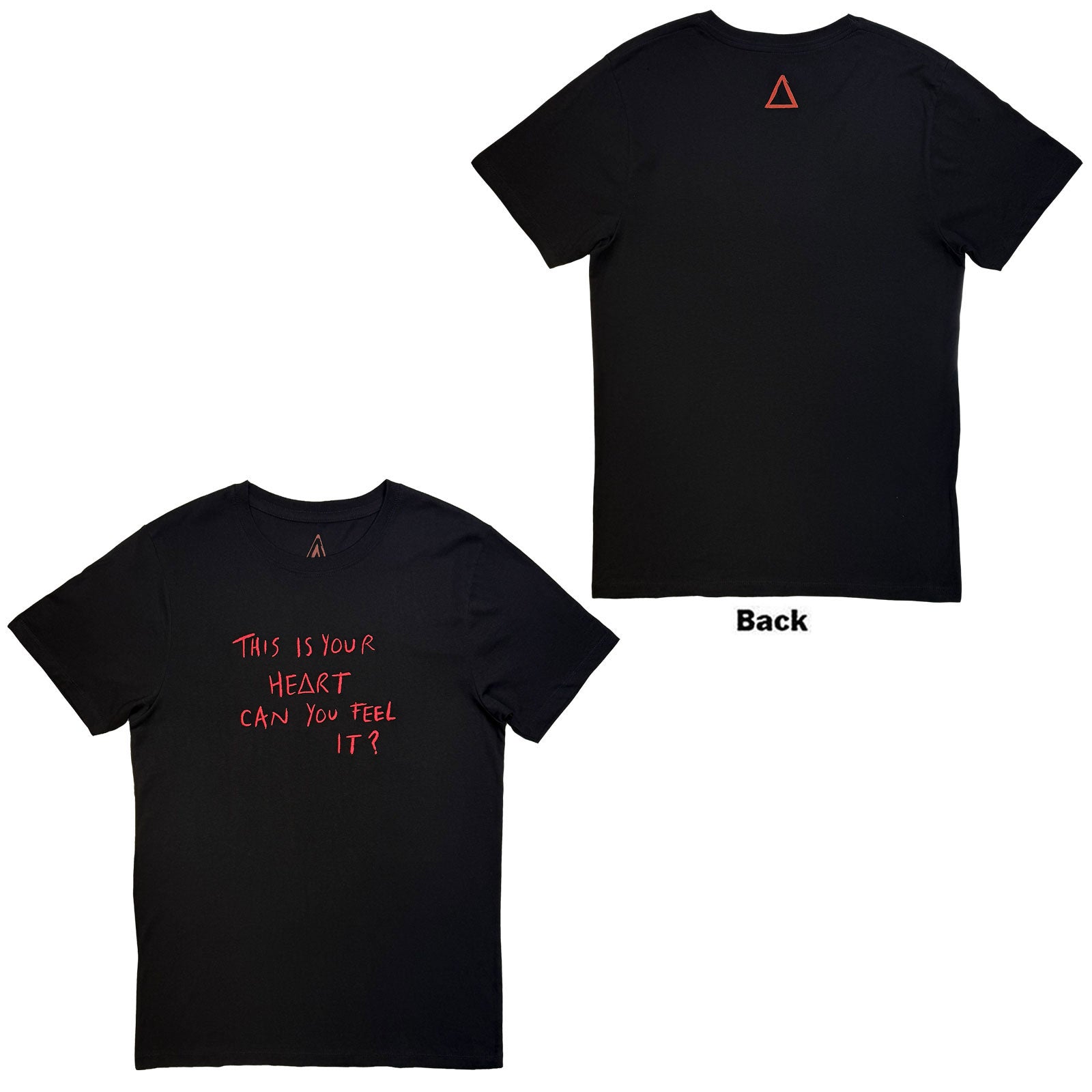 Bastille tshirt this is your heart black back print extour official ne L