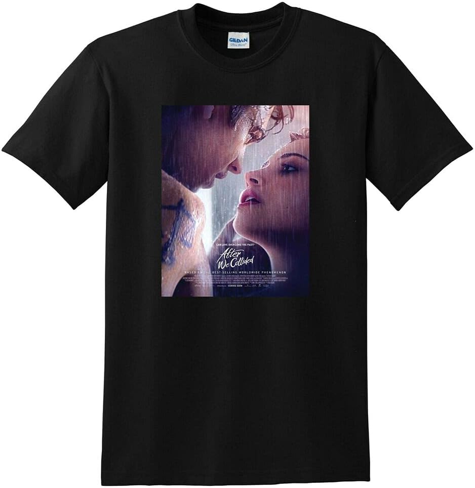 After We Collided T Shirt 4K Bluray Cover Movie Poster Tee M чёрный