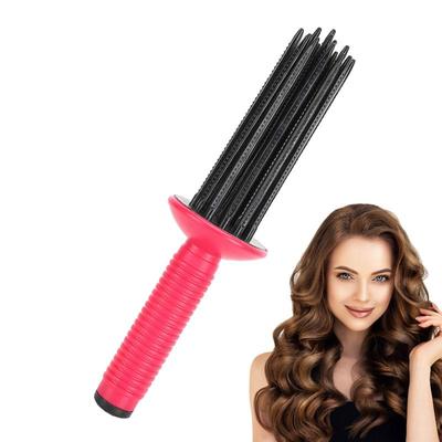 Hot Air Curler Comb Hot Air Styling Brush Hair Fluffy Curling Roll Comb Air Volume Comb Hair Styling Roll Curling Brush
