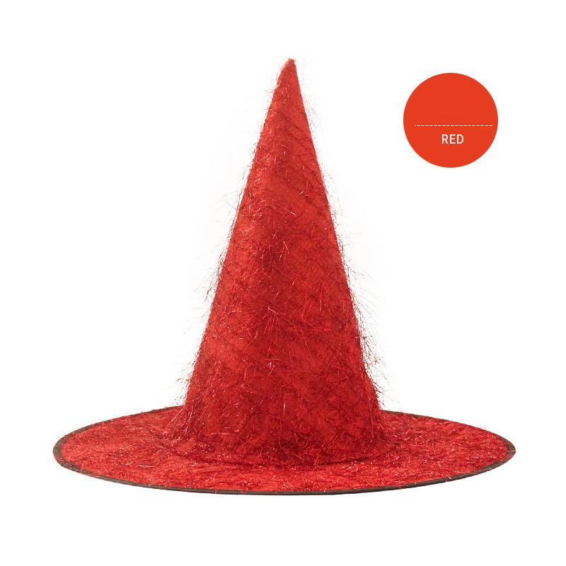 5pcs Halloween Witch Hat Magical Masquerade Carnival Costume School Performance Halloween Decoration Party Hat Wizard Men Women 