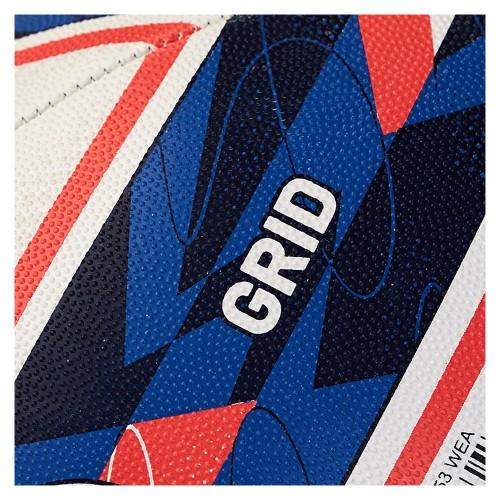 Pallone da Rugby per Allenamento a Griglia Mitre blu/bianco