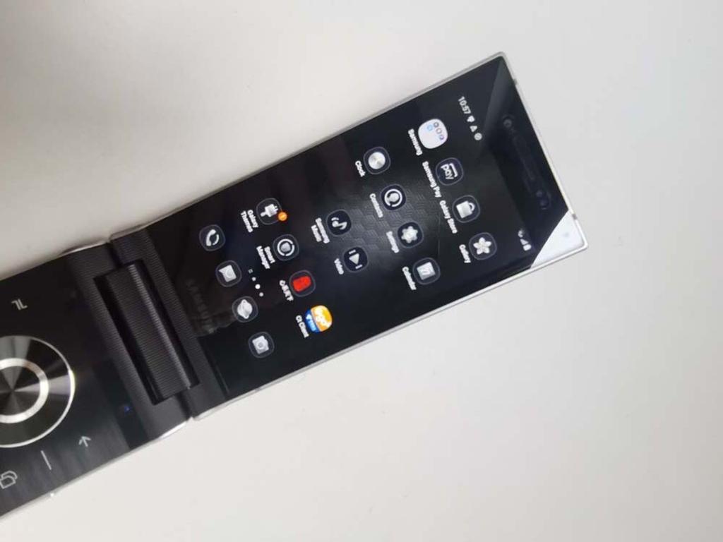Восстановленный Samsung Galaxy W2019 Оригинальный Dual Sim 256 ГБ 4G Android Разблокированный Раскладушка Смартфон