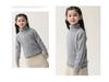 Children's 100% Pure Wool High Turtleneck Sweater - Autumn & Winter Pullover for Boys and Girls