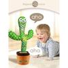 Tanzendes sprechendes Kaktus-Spielzeug für Babys mit LED-Licht, Musik, Nachahmung, über 120 Lieder