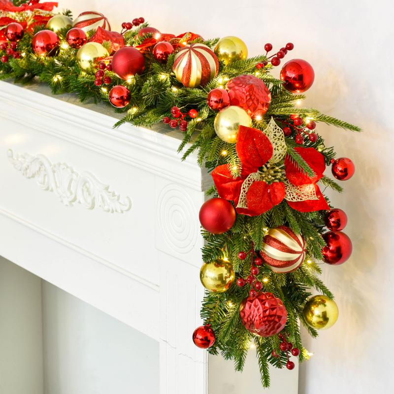 2.7m Christmas Garland for Decoration - Tree, Wreath, Wall, Door Hanging, Hotel, Shopping Mall Display