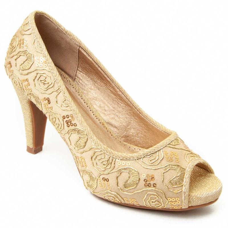 Zapato De Tacón Para Mujer. Montevita Unne77 92394