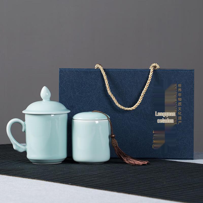 Shangqi Celadon Desk Tea Set