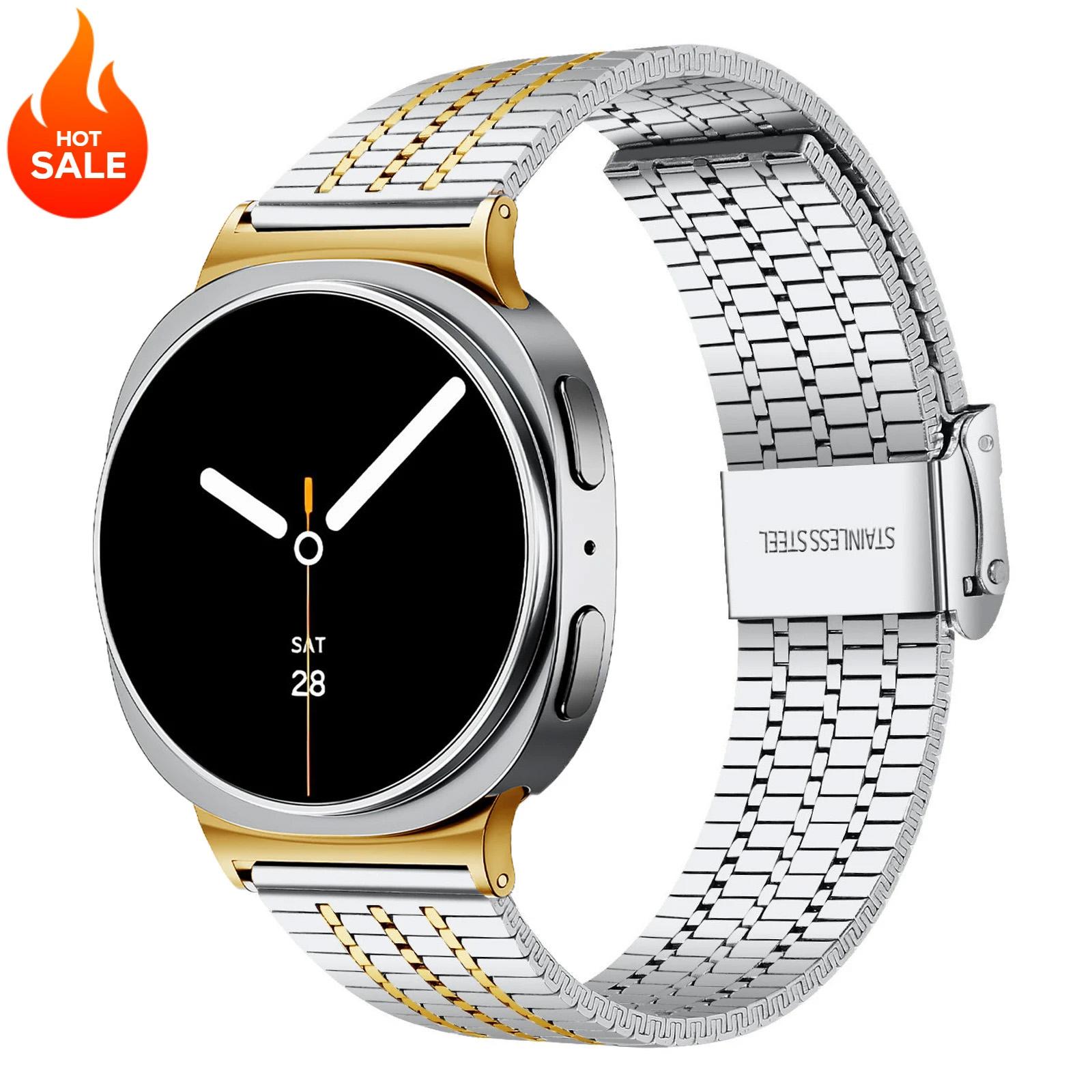 

Металевий ремінець для Samsung Galaxy Watch 8 40мм 44мм 8Classic 46мм Ultra (2025) Браслет з нержавіючої сталі 47 мм для ремінця Galaxy Watch Watch 8 Classic 46mm
