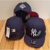 2026 Adjustable Flat Brim Baseball Cap Men Women Canvas Sun Hat With 3D Letter Embroidery All Season