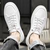 Äkta Läder Herrskor Sneakers Modetrend Fritidsskor Fritid Herr Skateboard Skor Vulkaniserade Skor Tenis Masculino
