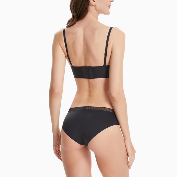 Calvin Klein Half Coverage Bikini Triangle Underwear Women underwear Black QF6308AD-UB1