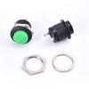 16Mm 12V-24V Waterproof Car Led Power Push Button Momentary Switch Metal On/Of