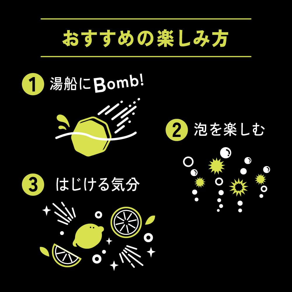 BUB Mega Splash Monster Bubble Bath Tablets - 4 Pack | High Concentration Carbonated Bath Additive with Onsen Ingredients [Quasi-Drug]