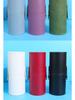 Portable PU Leather Makeup Brush Tube - Dustproof Cosmetic Travel Holder