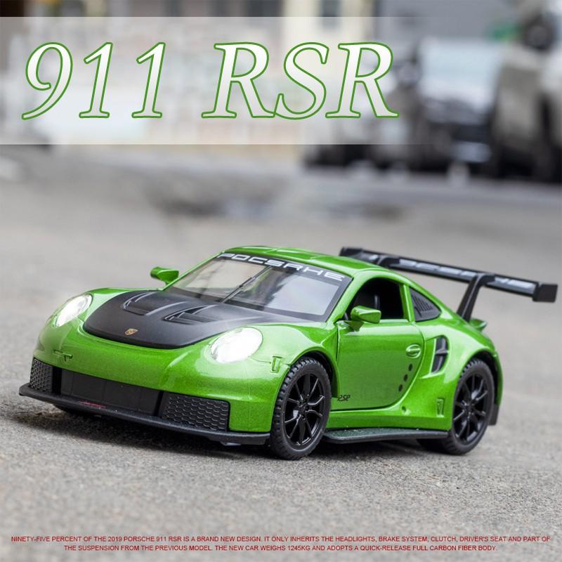 RUM1:32 Scale 911 RSR Alloy Car Model Light & Sound effect Die Cast Car Model Toys for Boys Toys for Kids Gift for Boys Car for Boys Collection Car