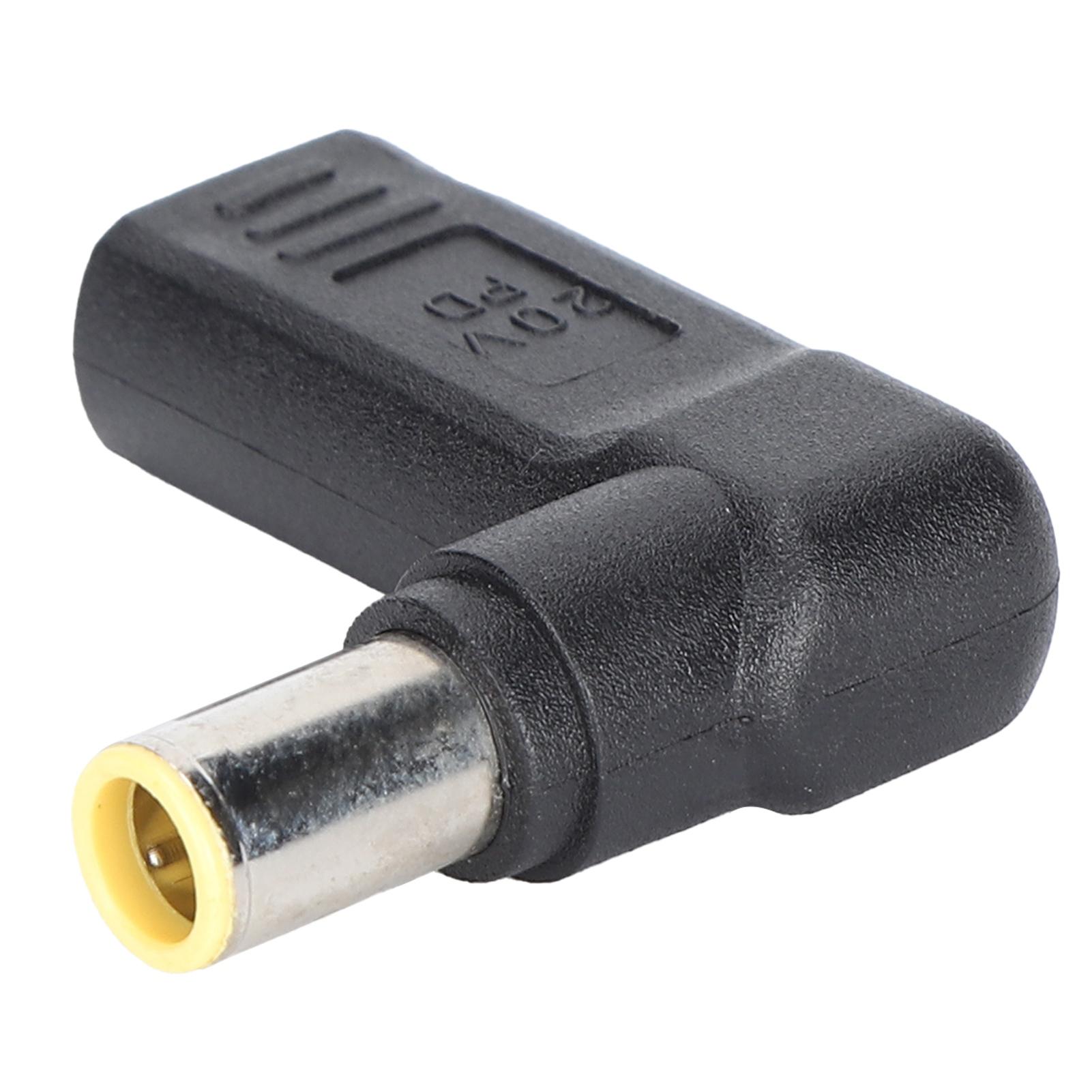 

Адаптер TypeC-DC, гнездо-штекер 7,9x5,5 мм, угловой разъем PD, зарядное устройство