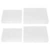 4pcs Sewing Bobbins Storage Box 25 36 Grids Transparent Plastic Spools Case Home Sewing Accessories