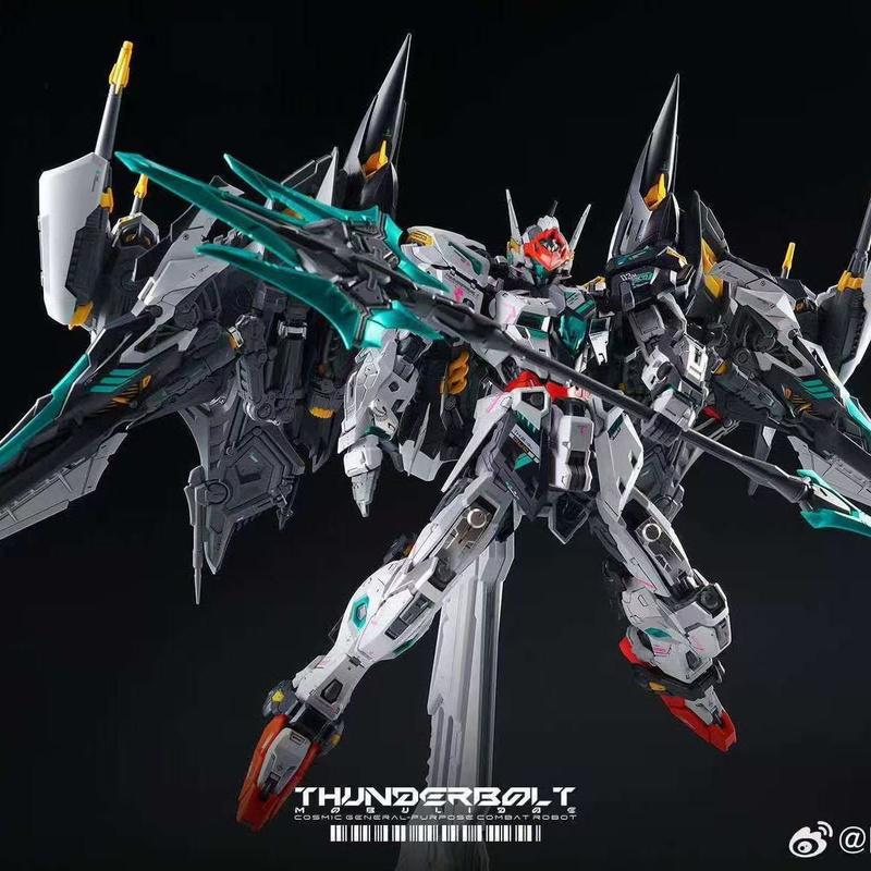 1/100 Authentic! Infinite Nova & Infinite Dimension Thunder Manta Ray Scale Original Plastic Model Kit (Gundam + Equipment)