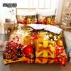 Christmas Gifts Bedding Set, 3Pcs Duvet Cover Set, Soft Comfortable Breathable Duvet Cover, For Bedroom Guest Room Decor