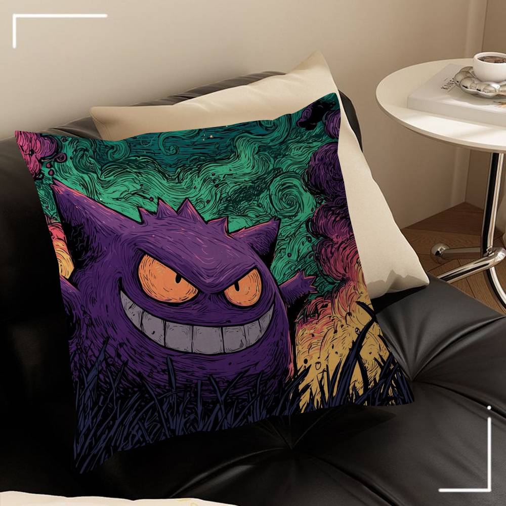 Cartoon Anime horror cool   Cushion Cover Pillowcase Upholstery Sofa Throw Pillow Home Decor Pillowcas