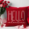 Red Love Valentine's Day Pillowcase Living Room Decorative Letters Pillowcase Sofa Bedroom Cushion