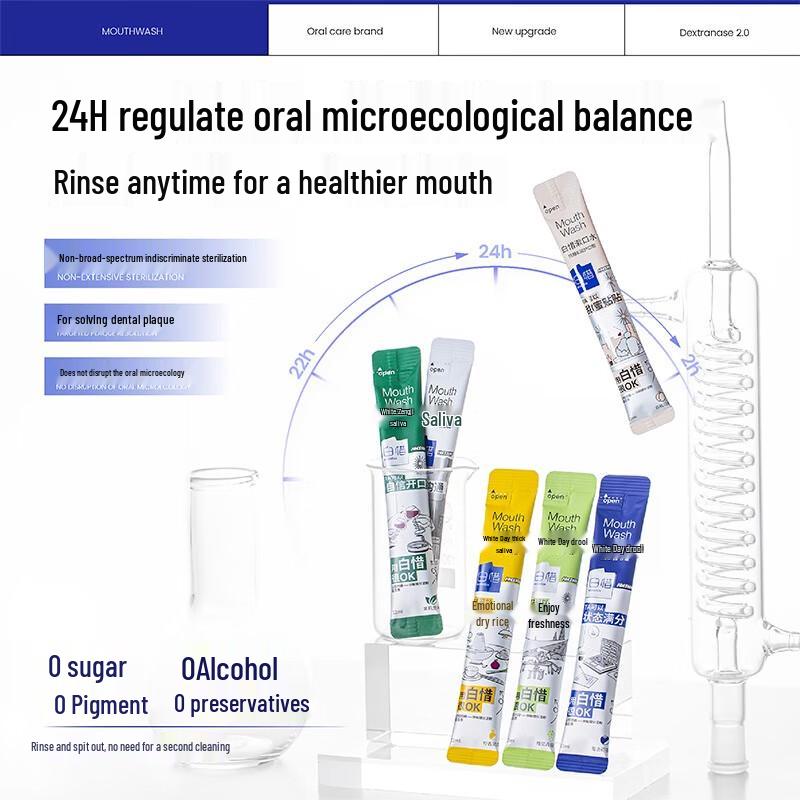 Baixi Portable Fresh Breath Mouthwash Sticks