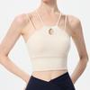 Women's Shockproof, Breathable Sports Bra with Criss-Cross Straps and Quick-Dry Cloud Feel - Water Drop Series