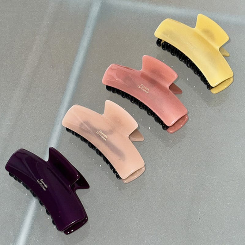 

mosxe Syrup hair clip (4color) grape