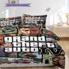 Grand Theft Auto Iv Urban Chaos Bedding 1 Duvet Cover 2 Pillowcase Without Core Soft And Comfortable Bedding Set Christmas Birthday Gift