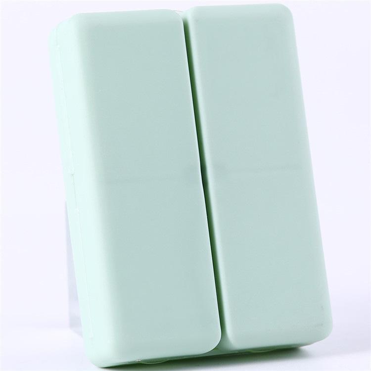 

Еженедельная коробка для таблеток, 7 дней, складной дорожный держатель для лекарств, коробка для таблеток, чехол для хранения, контейнер, дозатор, органайзер, инструменты зелёный