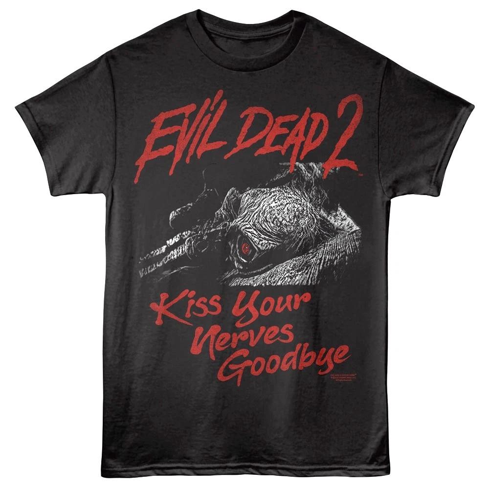 Evil Dead 2 Goodbye Nerves Men s T Shirt M