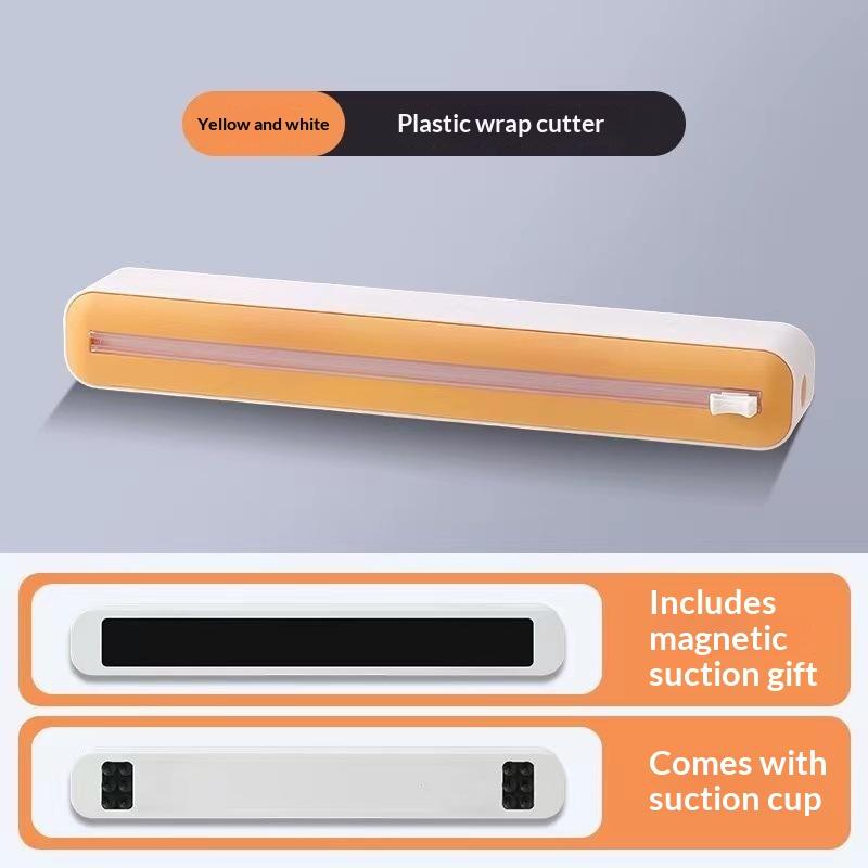 Multifunctional Tear Free Food Wrap Sliding Cutter Suitable for Cling Film & Aluminum Foil Home Restaurant Kitchen Use