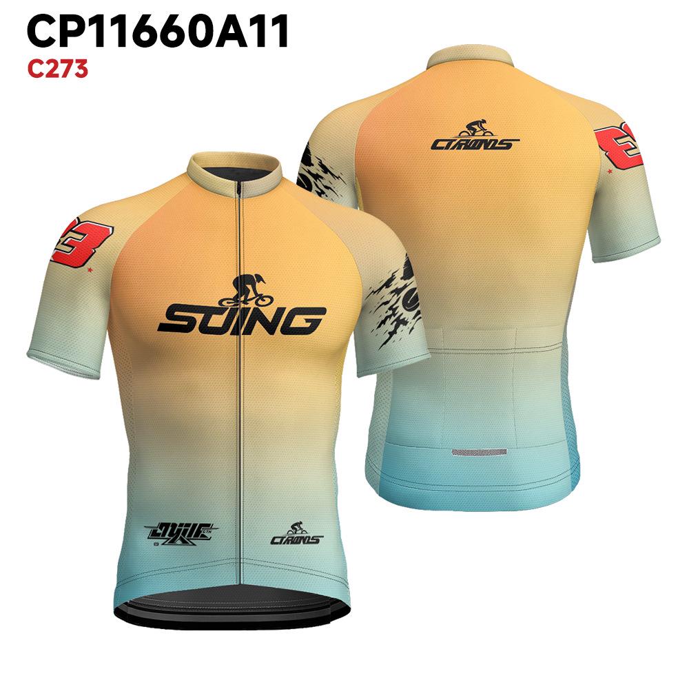 

Мужская летняя джерси с коротким рукавом для шоссейного велоспорта - быстросохнущая, дышащая и облегающая M