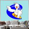 Whimsical Goose Tapestry Wall Hanging Funny Farmhouse Decor Unique Home Accent Quirky Dorm Room Art Cool Aesthetic Wall Decor Tr