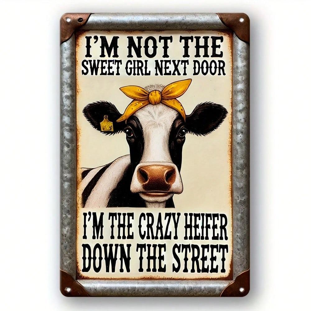 Metal Tin Sign Funny Home Decor Novelty Wall Art for Bar Cafe Garage Farmhouse Room