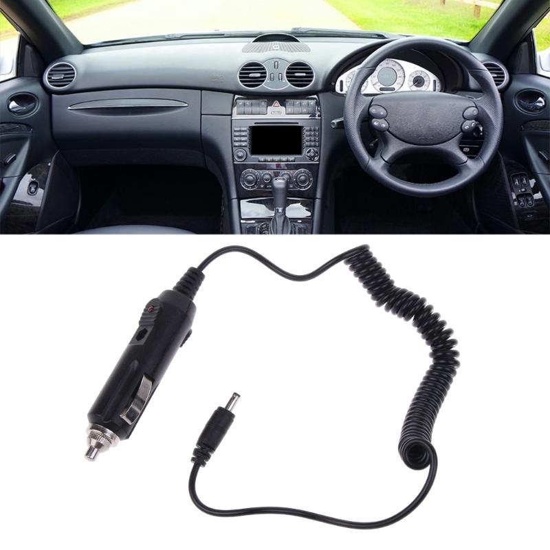 12V Car Cigarette-Lighter Plug Cable With DC5.5x2.1mm 4.0x1.7mm 3.5x1.35mm Male Connector Car Charger Extension Cable