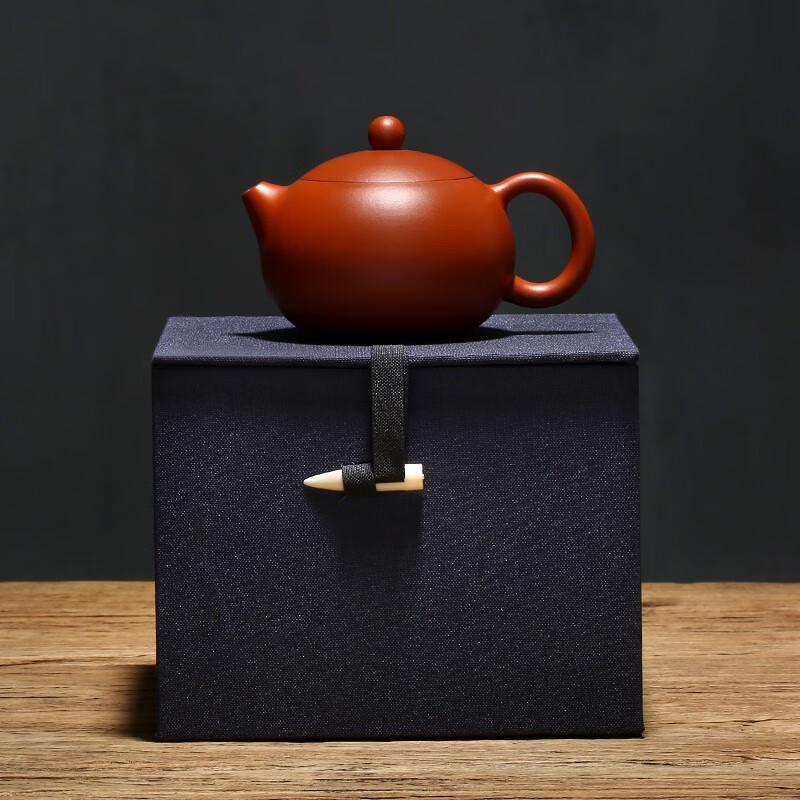 Gold Inlaid Jade Zisha Xishi Teapot 220ml