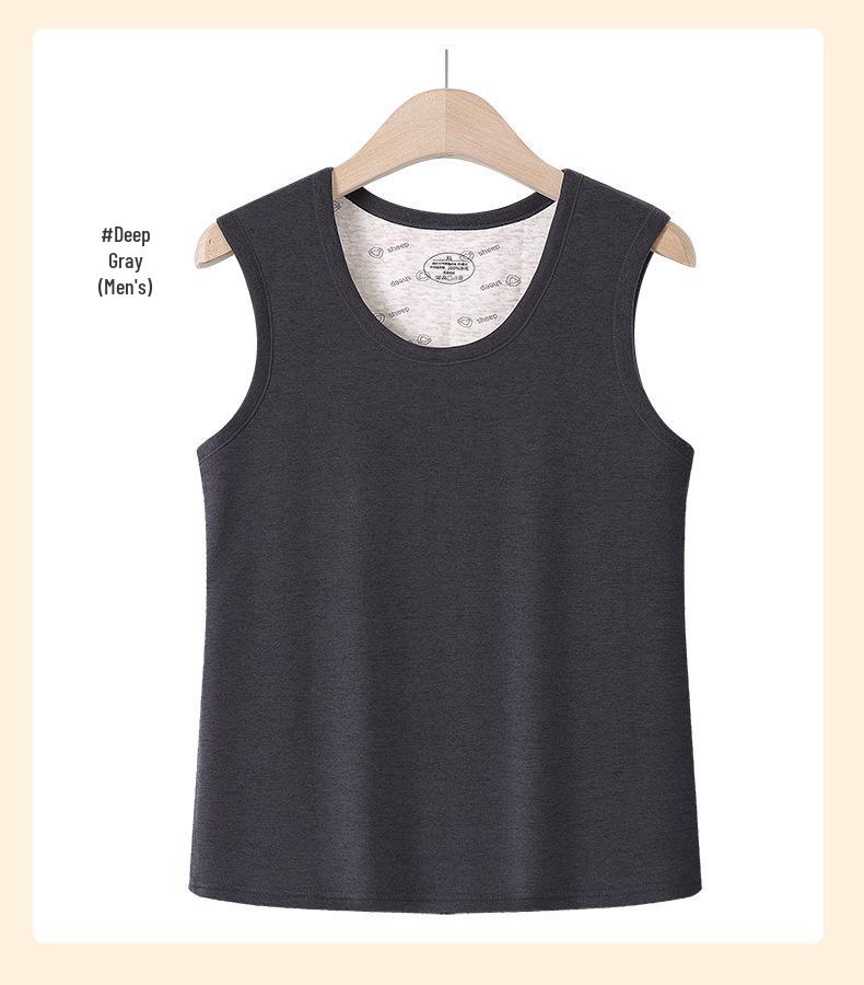 Women's Wool Vest for Autumn/Winter: Plus Velvet, Thickened Gilet, Inner Base Layer, Shawl for Middle-aged/Elderly.