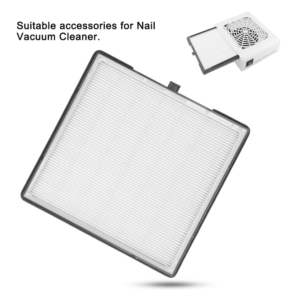 2 Stück 17,5 x 18 cm Nagelstaubsammler Filter Ersatz für 40W Nagelstaubsauger