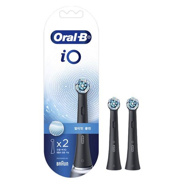 

Электрическая зубная щетка Oralbi IO Refilmo Ultimate Clean Black, 2 шт.