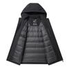 Winter Daunenjacke Herren Mittleren Alters und Ältere Warm und Kalt Kapuzenjacke Freizeitjacke