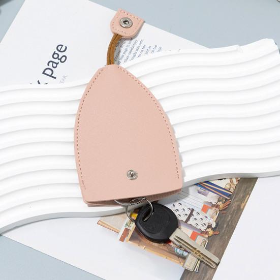 Pull-out Car Key Bag Drawstring Portable Large Capacity Faux Leather Waterproof Handmade Key Storage Case Protector Cover Pouch