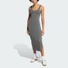 Adidas Originals Rib Tank U-Neck Sports Casual Wash Slim Daily Cami Dress Women dresses KE3163