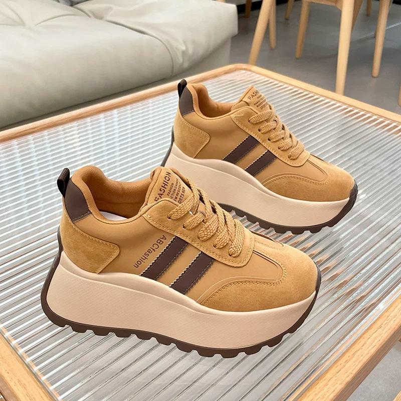 Zhao Ruth platform sneakers Forrest Gump shoes 6cm height increase 2025 popular versatile autumn new muffin dad shoes