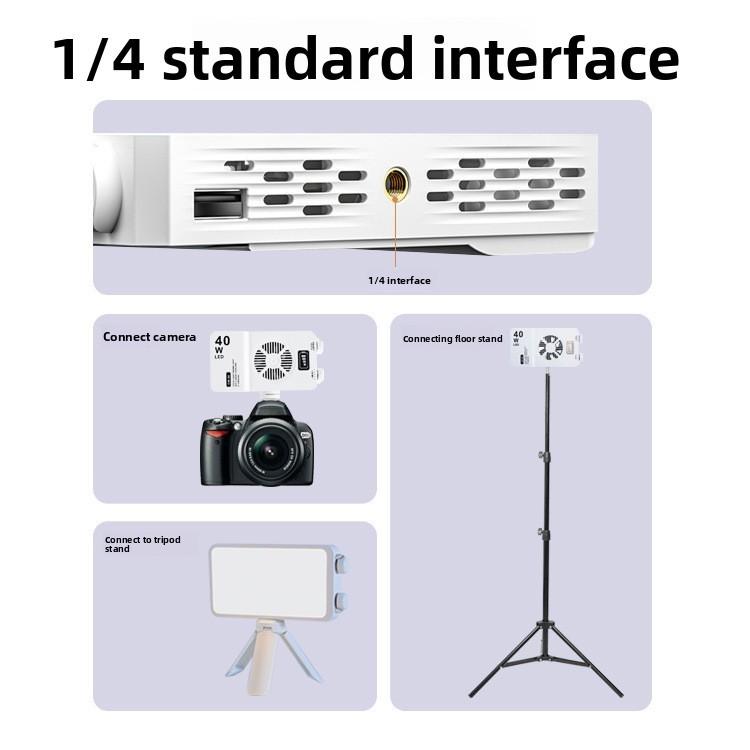 Led Fill Light For Live Streaming With Adjustable Color Temperature For Content Creators