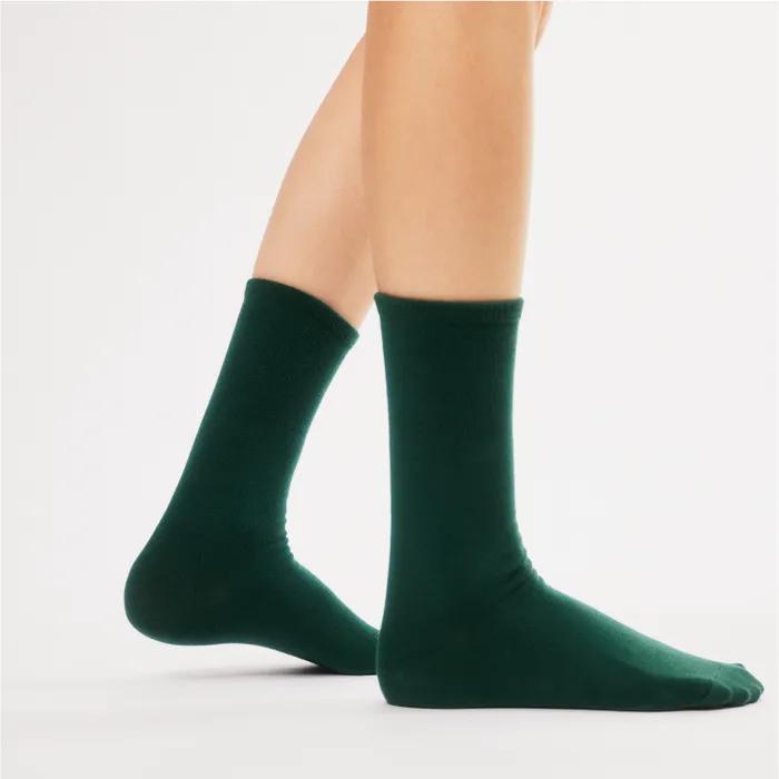 FDAPHNÉ LAURELst Forest Solid Color Long Socks
