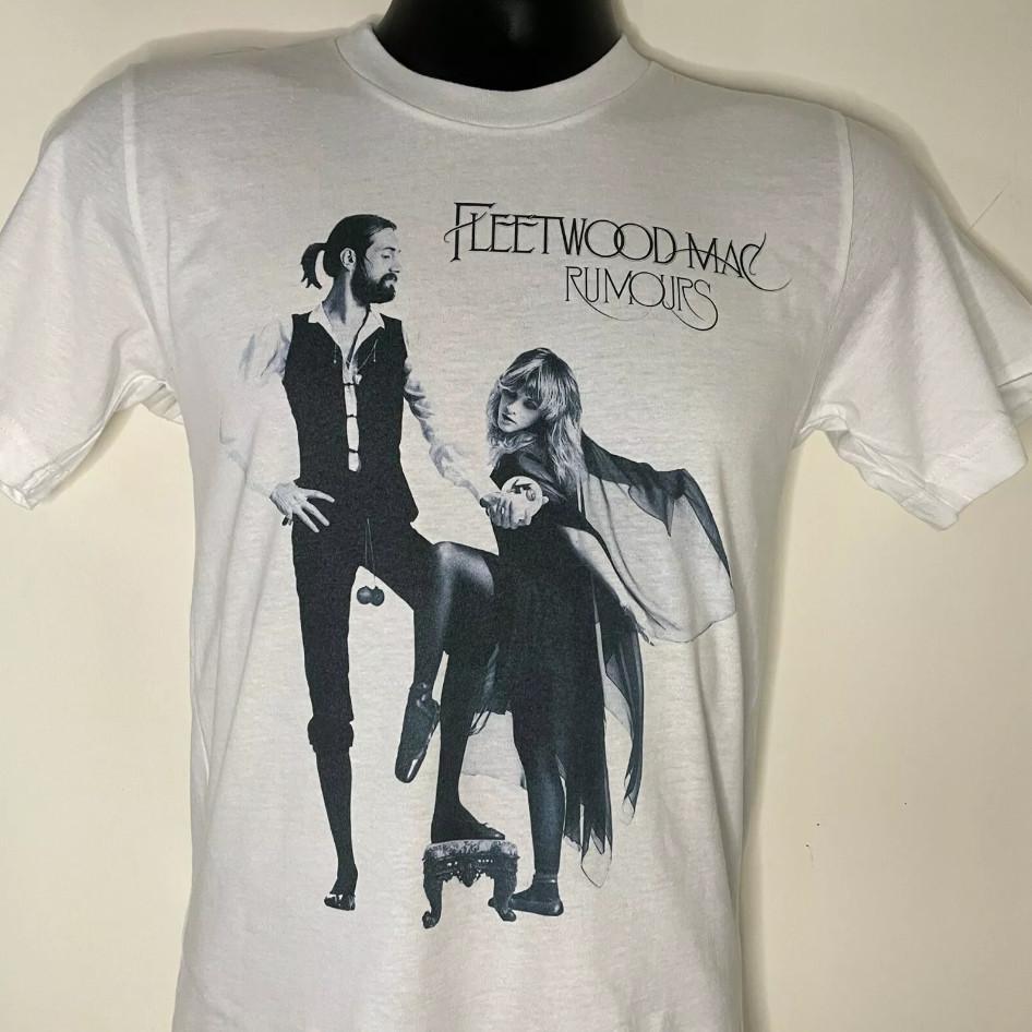 Fleetwood Mac 70s vintage retro music T-shirt XL